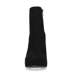 Zwarte Enkellaarsjes Met Plateau Zool En Hak^Sacha Discount