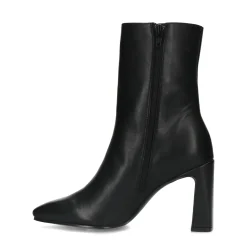 Zwarte Enkellaarsjes Met Hak^Sacha Discount