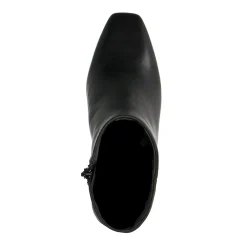 Zwarte Enkellaarsjes Met Hak^Sacha Discount