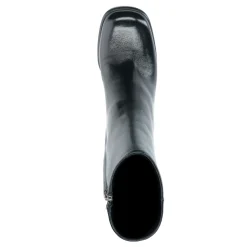 Zwarte Enkellaarsjes Met Hak^Sacha Outlet