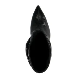 Zwarte Enkellaarsjes Met Naaldhak^Sacha Outlet