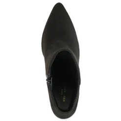 Zwarte Enkellaarsjes Met Hak^Sacha Store