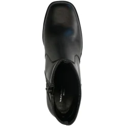 Zwarte Enkellaarzen Met Hak^Sacha Sale