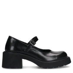 Zwarte Gesloten Platform Pumps^Sacha New