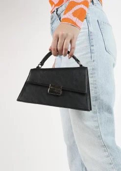 Zwarte Handtas Met Goudkleurige Details^Sacha Best