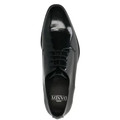 Zwarte Lak Metallic Veterschoenen^Sacha Sale