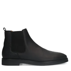 Zwarte Leren Chelsea Boots^Sacha Fashion