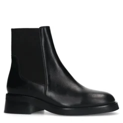 Zwarte Leren Chelsea Boots^Sacha Outlet