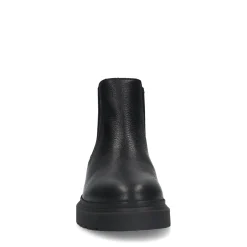 Zwarte Leren Chelsea Boots Met Zilverkleurige Details^Sacha Discount