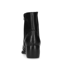 Zwarte Leren Cowboylaarsjes Met Details^Sacha Online