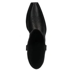 Zwarte Leren Cowboylaarzen^Sacha Hot