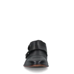 Zwarte Leren Gespschoenen^Sacha Shop