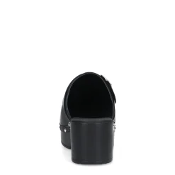 Zwarte Leren Muiltjes Met Studs^Sacha Shop