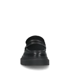 Zwarte Leren Penny Loafers^Sacha Fashion