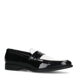 Zwarte Leren Penny Loafers^Sacha Outlet