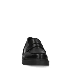 Zwarte Leren Penny Loafers^Sacha Cheap