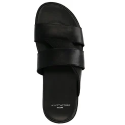 Zwarte Leren Sandalen^Sacha Clearance