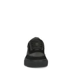 Zwarte Leren Sneakers Met Suede Details^Sacha Cheap