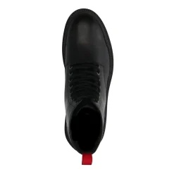 Zwarte Leren Veterboots^Sacha Store