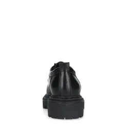 Zwarte Leren Veterschoenen^Sacha Discount