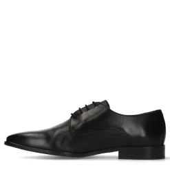 Zwarte Leren Veterschoenen^Sacha Discount