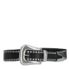 Zwarte Leren Western Riem Met Studs^Sacha Hot