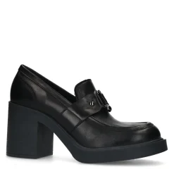 Zwarte Loafers Met Plateau Hak En Gesp^Sacha Cheap
