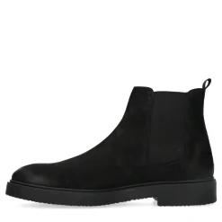 Zwarte Nubuck Chelsea Boots^Sacha Cheap