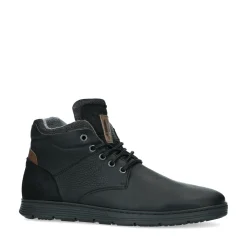 Zwarte Nubuck Veterboots^Sacha Discount
