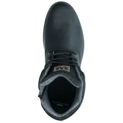 Zwarte Nubuck Veterboots^Sacha Discount