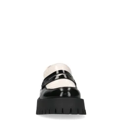 Zwarte Plateau Loafers Met Witte Details^Sacha Flash Sale