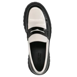 Zwarte Plateau Loafers Met Witte Details^Sacha Flash Sale