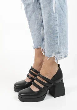 Zwarte Plateau Pumps^Sacha Flash Sale