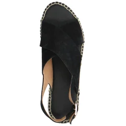 Zwarte Plateau Sandalen^Sacha Fashion