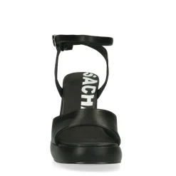 Zwarte Platform Sandalen Met Hak^Sacha Cheap