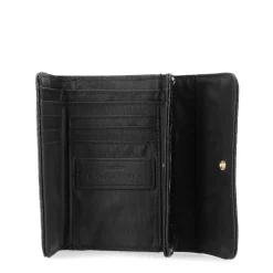 Zwarte Portemonnee Met Crocoprint^Sacha Sale