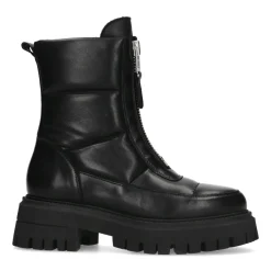 Zwarte Puffer Biker Boots^Sacha Best Sale