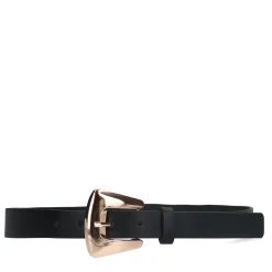 Zwarte Riem Met Goudkleurige Gesp^Sacha Clearance