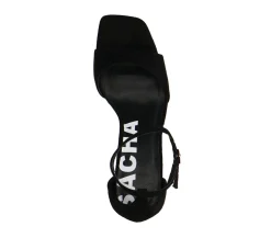 Zwarte Sandalen Met Hak^Sacha New