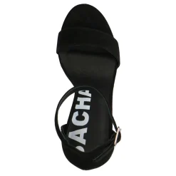 Zwarte Sandalen Met Hak^Sacha New