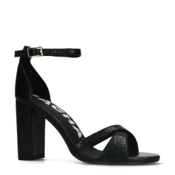 Zwarte Sandalen Met Hak^Sacha New