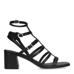 Zwarte Sandalen Met Hak En Bandjes^Sacha Best Sale