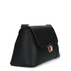 Zwarte Schoudertas Met Goudkleurige Details^Sacha Sale