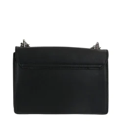 Zwarte Schoudertas Met Zilverkleurige Chain^Sacha Cheap