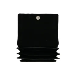 Zwarte Schoudertas Met Zilverkleurige Chain^Sacha Cheap