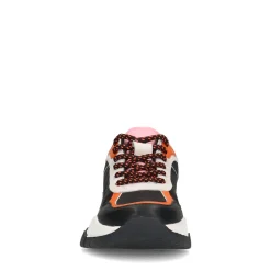 Zwarte Sneakers Met Oranje Details^Sacha Flash Sale