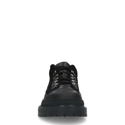 Zwarte Suede Chunky Veterschoenen^Sacha Online