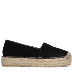 Zwarte Suede Espadrilles^Sacha Flash Sale
