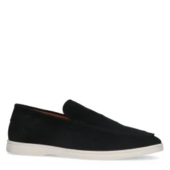 Zwarte Suede Loafers Met Witte Zool^Sacha Clearance