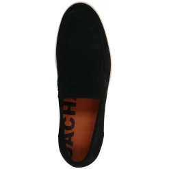 Zwarte Suede Loafers Met Witte Zool^Sacha Clearance